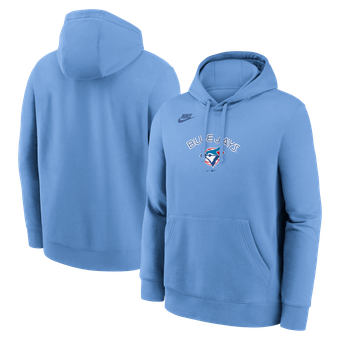 Men's Nike Powder Blue Toronto Blue Jays Cooperstown Collection Wordmark Club Hoodie