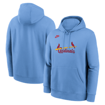 Men's Nike Light Blue St. Louis Cardinals Cooperstown Collection Wordmark Club Hoodie