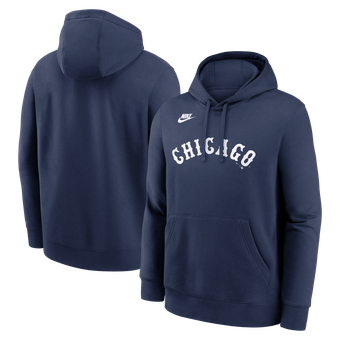 Men's Nike Navy Chicago White Sox Cooperstown Collection Wordmark Club Hoodie