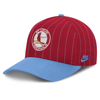 Male Nike Red/Light Blue St. Louis Cardinals Cooperstown Rise A-Frame Adjustable Hat
