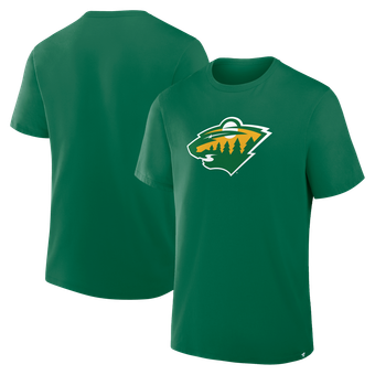 Men's Fanatics  Kelly Green Minnesota Wild Elevated Essential T-Shirt