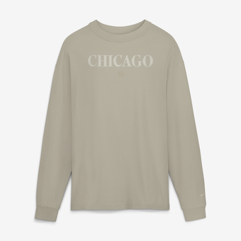 Men's Fanatics  Beige Chicago Cubs Elements Long Sleeve T-Shirt