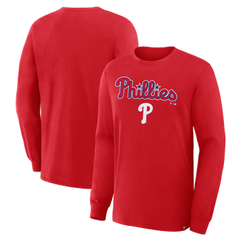 Men's Fanatics Red Philadelphia Phillies Lock-Up Legacy Long Sleeve T-Shirt