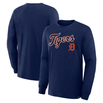 Men's Fanatics Navy Detroit Tigers Lock-Up Legacy Long Sleeve T-Shirt