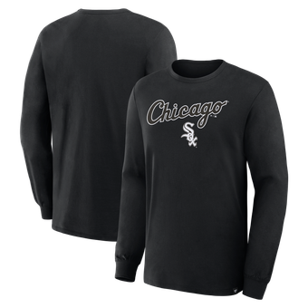 Men's Fanatics Black Chicago White Sox Lock-Up Legacy Long Sleeve T-Shirt
