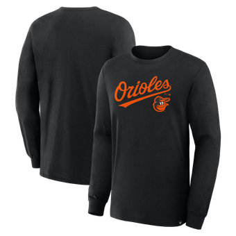 Men's Fanatics Black Baltimore Orioles Lock-Up Legacy Long Sleeve T-Shirt