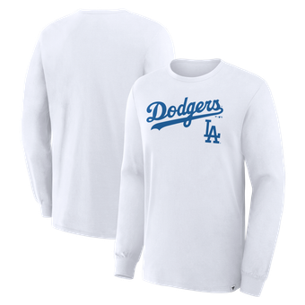 Men's Fanatics White Los Angeles Dodgers Lock-Up Legacy Long Sleeve T-Shirt