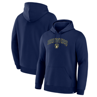 Men's Fanatics Navy Milwaukee Brewers Lock-Up Legacy Hoodie