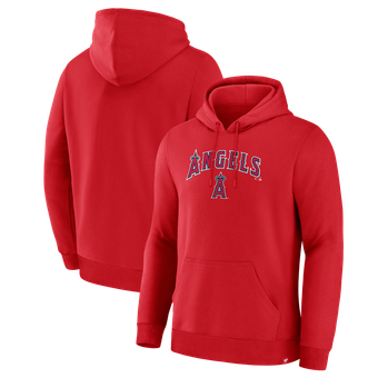 Men's Fanatics Red Los Angeles Angels Lock-Up Legacy Hoodie