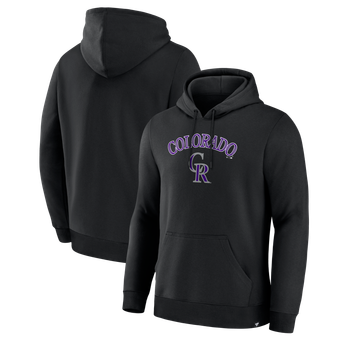 Men's Fanatics Black Colorado Rockies Lock-Up Legacy Hoodie