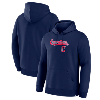Men's Fanatics Navy Cleveland Guardians Lock-Up Legacy Hoodie