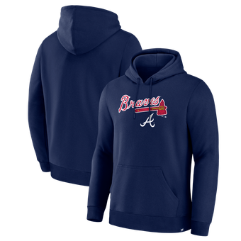 Men's Fanatics Navy Atlanta Braves Lock-Up Legacy Hoodie