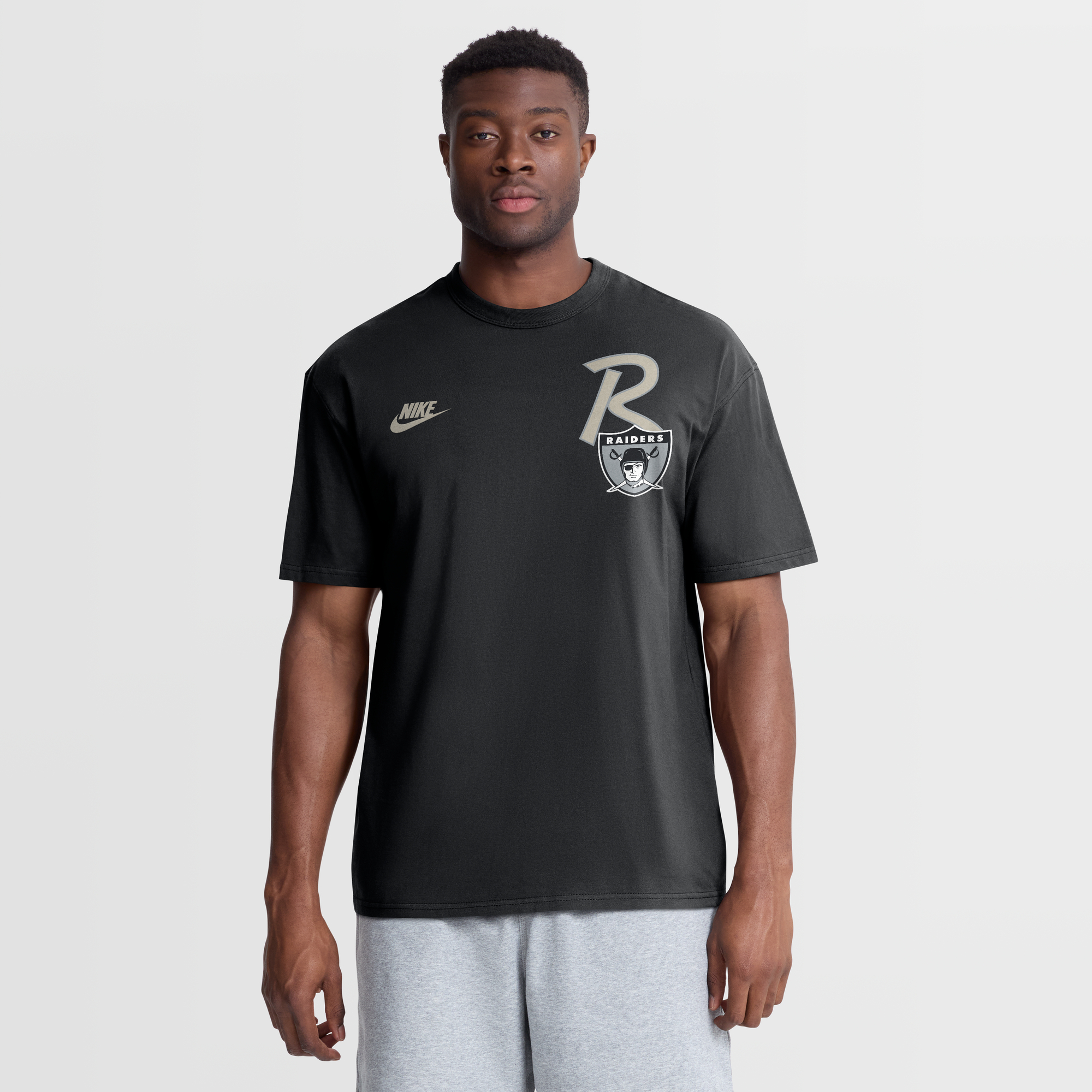 Men's Nike Black Las Vegas Raiders Night Primary Max90 T-Shirt