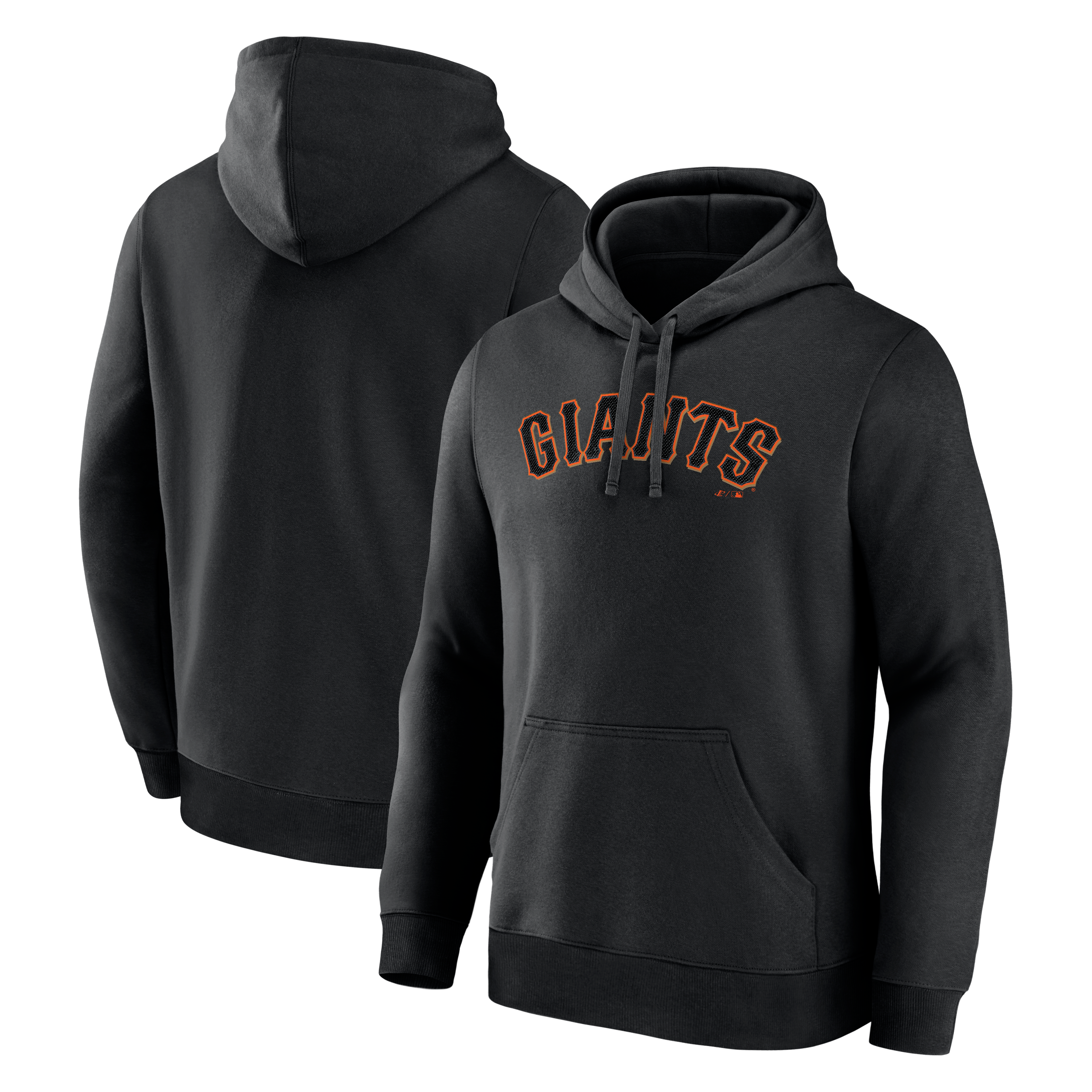 Men's Logo Athletic Black San Francisco Giants Wordmark Hoodie