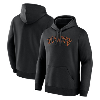 Men's Logo Athletic Black San Francisco Giants Wordmark Hoodie