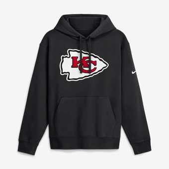 Men's Nike Black Kansas City Chiefs Primetime Club Logo Hoodie