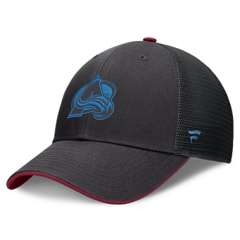 Men's Fanatics Black Colorado Avalanche Fundamental Limits Trucker Adjustable Hat