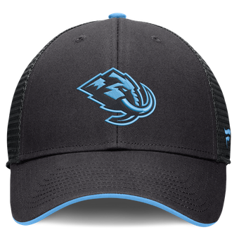 Men's Fanatics Black Utah Mammoth Fundamental Limits Trucker Adjustable Hat