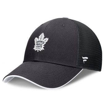 Men's Fanatics Black Toronto Maple Leafs Fundamental Limits Trucker Adjustable Hat