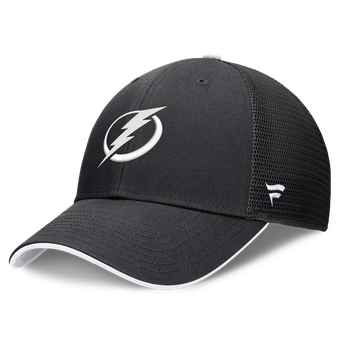 Men's Fanatics Black Tampa Bay Lightning Fundamental Limits Trucker Adjustable Hat