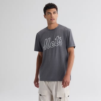 Men's Fanatics Charcoal New York Mets Clutch Winning Edge T-Shirt