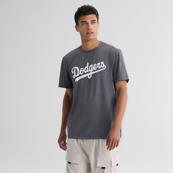 Men's Fanatics Charcoal Los Angeles Dodgers Clutch Winning Edge T-Shirt