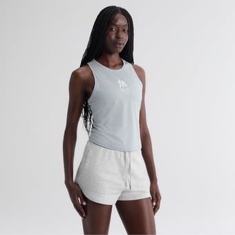 Women's Fanatics Gray New York Yankees Clutch Tank Top