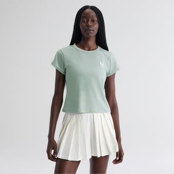 Women's Fanatics Sage Green New York Mets Clutch T-Shirt