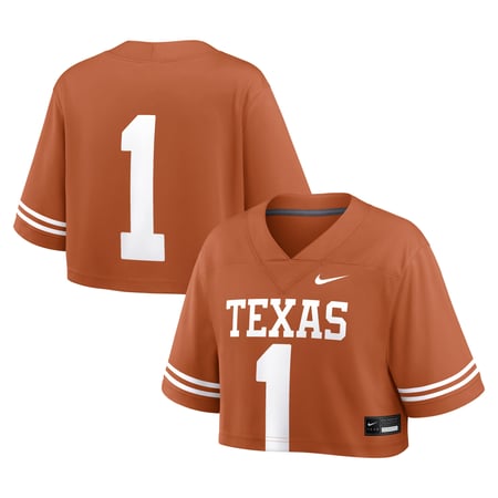 Women's Nike Texas Orange Texas Longhorns Game Crop Top Jersey