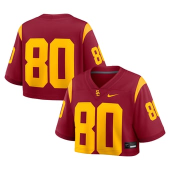 Women's Nike Cardinal USC Trojans Game Crop Top Jersey