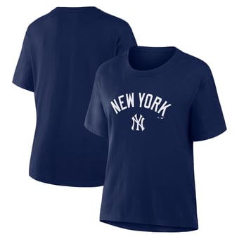 Women's Fanatics Navy New York Yankees Lockup Legacy T-Shirt