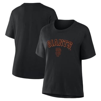 Women's Fanatics Black San Francisco Giants Lockup Legacy T-Shirt