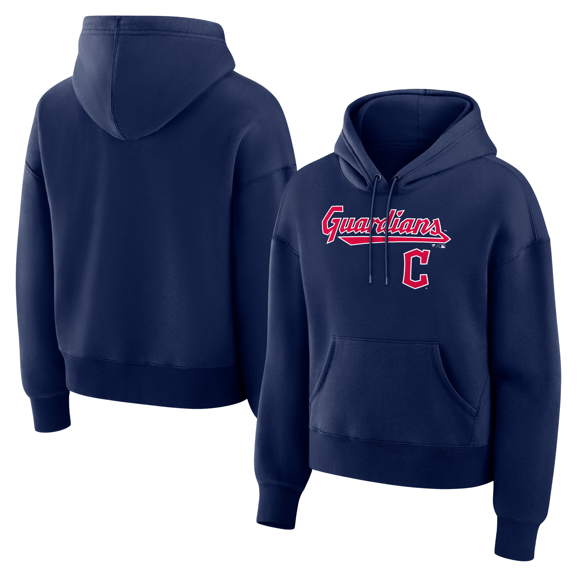Women’s Fanatics Navy Cleveland Guardians Lockup Legacy Fleece Hoodie Women’s Fanatics Navy Cleveland Guardians Lockup Legacy Fleece Hoodie