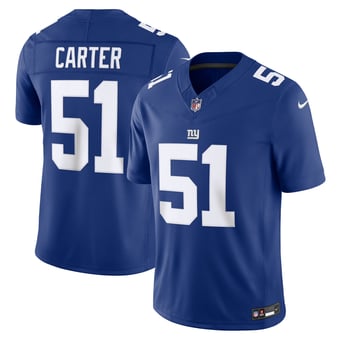 Men's Nike Abdul Carter Royal New York Giants Team Vapor F.U.S.E. Stitched Limited Jersey