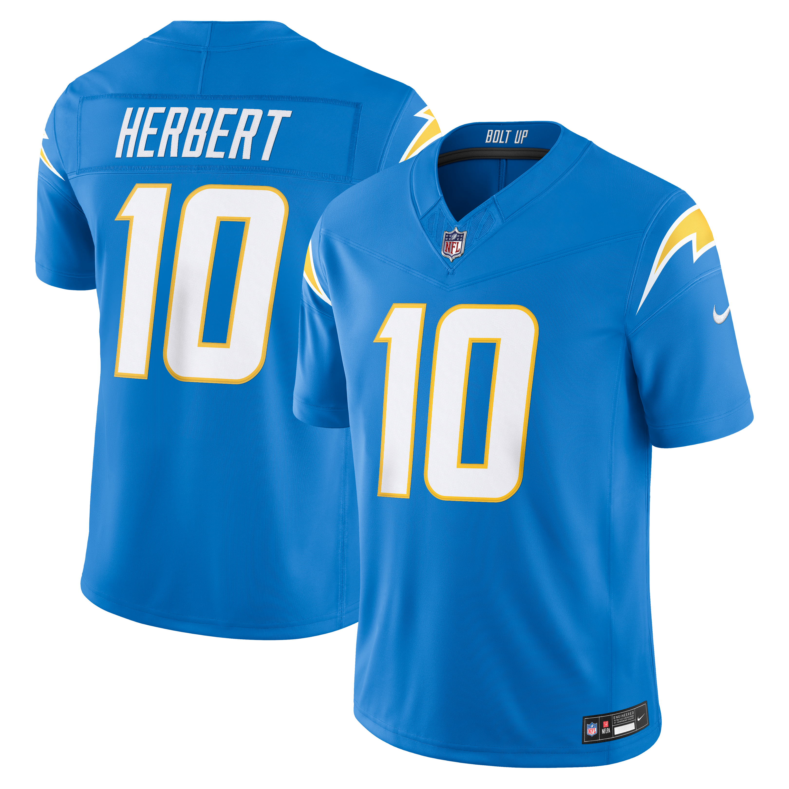 Men’s Nike Justin Herbert Powder Blue Los Angeles Chargers Team Vapor F.U.S.E. Stitched Limited Jersey Men’s Nike Justin Herbert Powder Blue Los Angeles Chargers Team Vapor F.U.S.E. Stitched Limited Jersey