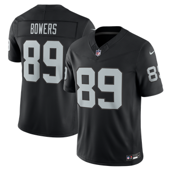 Men's Nike Brock Bowers Black Las Vegas Raiders Team Vapor F.U.S.E. Stitched Limited Jersey