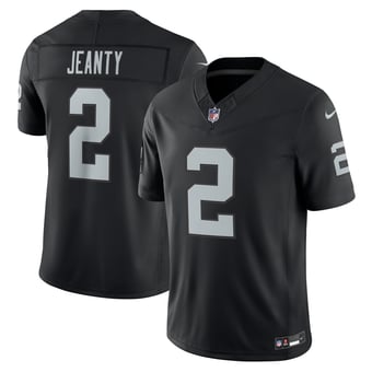 Men's Nike Ashton Jeanty Black Las Vegas Raiders Team Vapor F.U.S.E. Stitched Limited Jersey