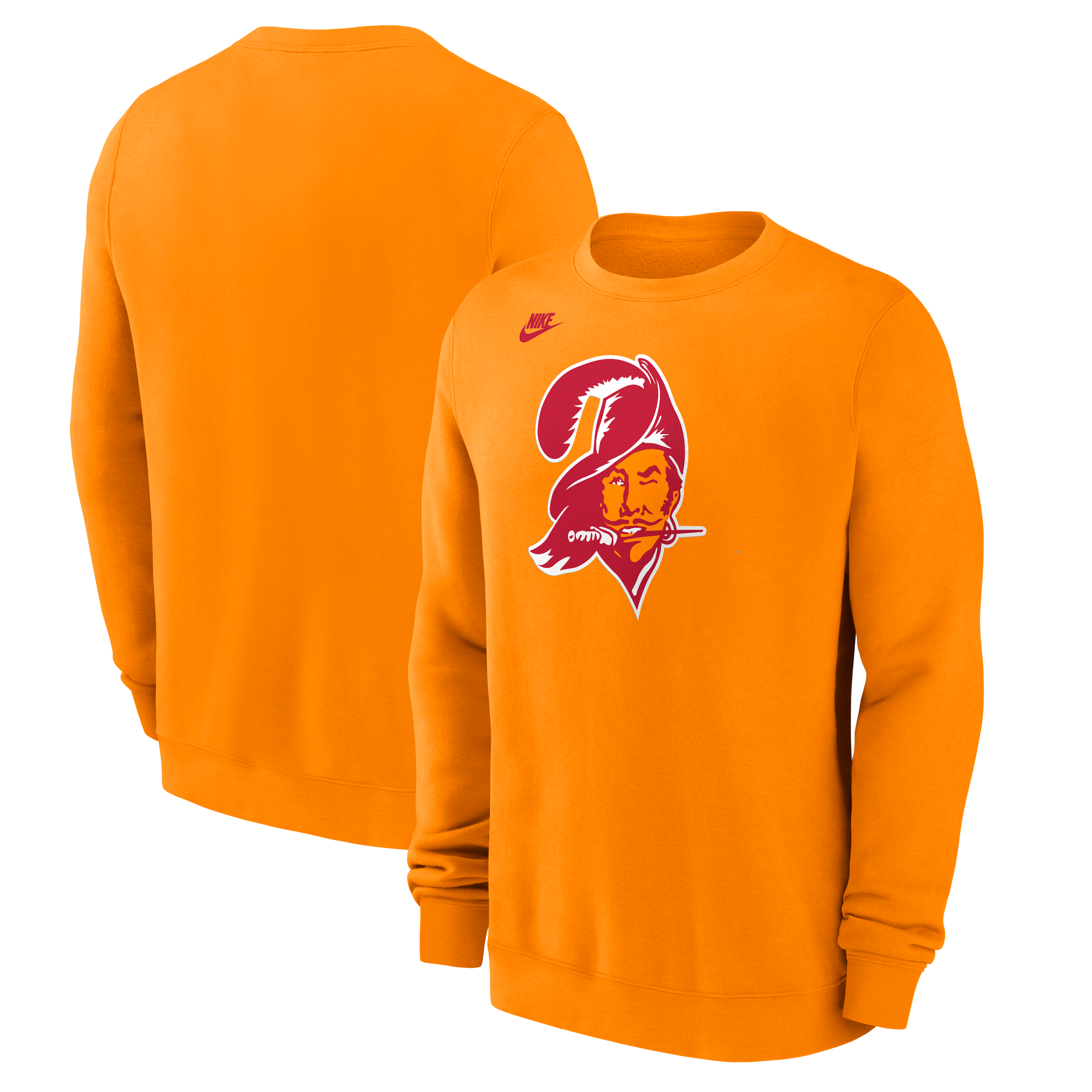 Men's Nike Orange Tampa Bay Buccaneers Bucco Bruce Club Sweatshirt