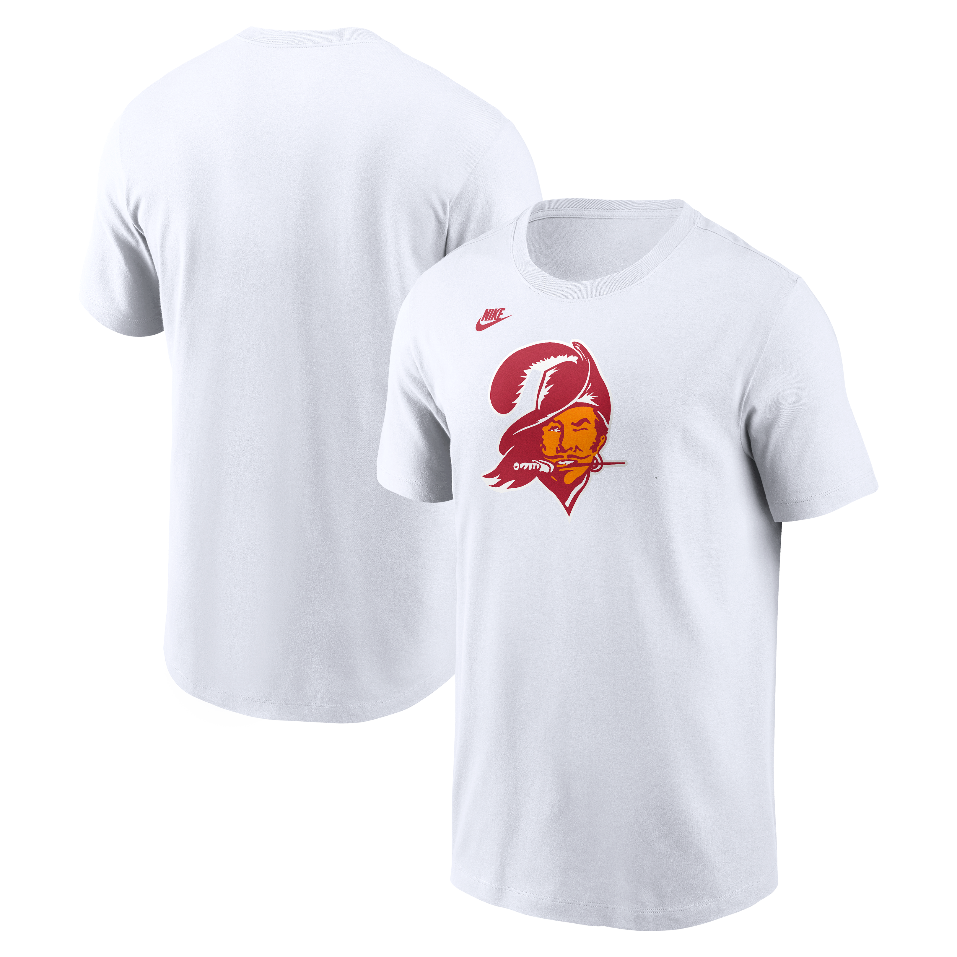 Men's Nike White Tampa Bay Buccaneers Bucco Bruce Club T-Shirt