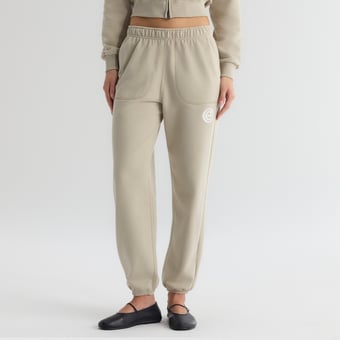 Women's Fanatics Sepia Tint Chicago Cubs Iconic Terry Track Pants
