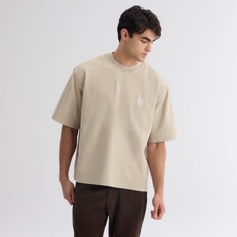 Men's Fanatics Sepia Tint New York Mets Iconic Heavyweight T-Shirt