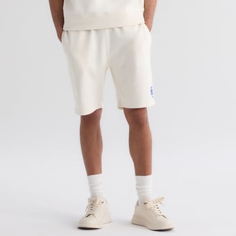 Men's Fanatics Bisque New York Mets Iconic Terry Warm-Up Shorts