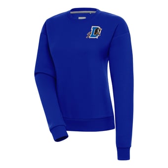 Women's Antigua  Royal Durham Bulls Victory Pullover Sweatshirt
