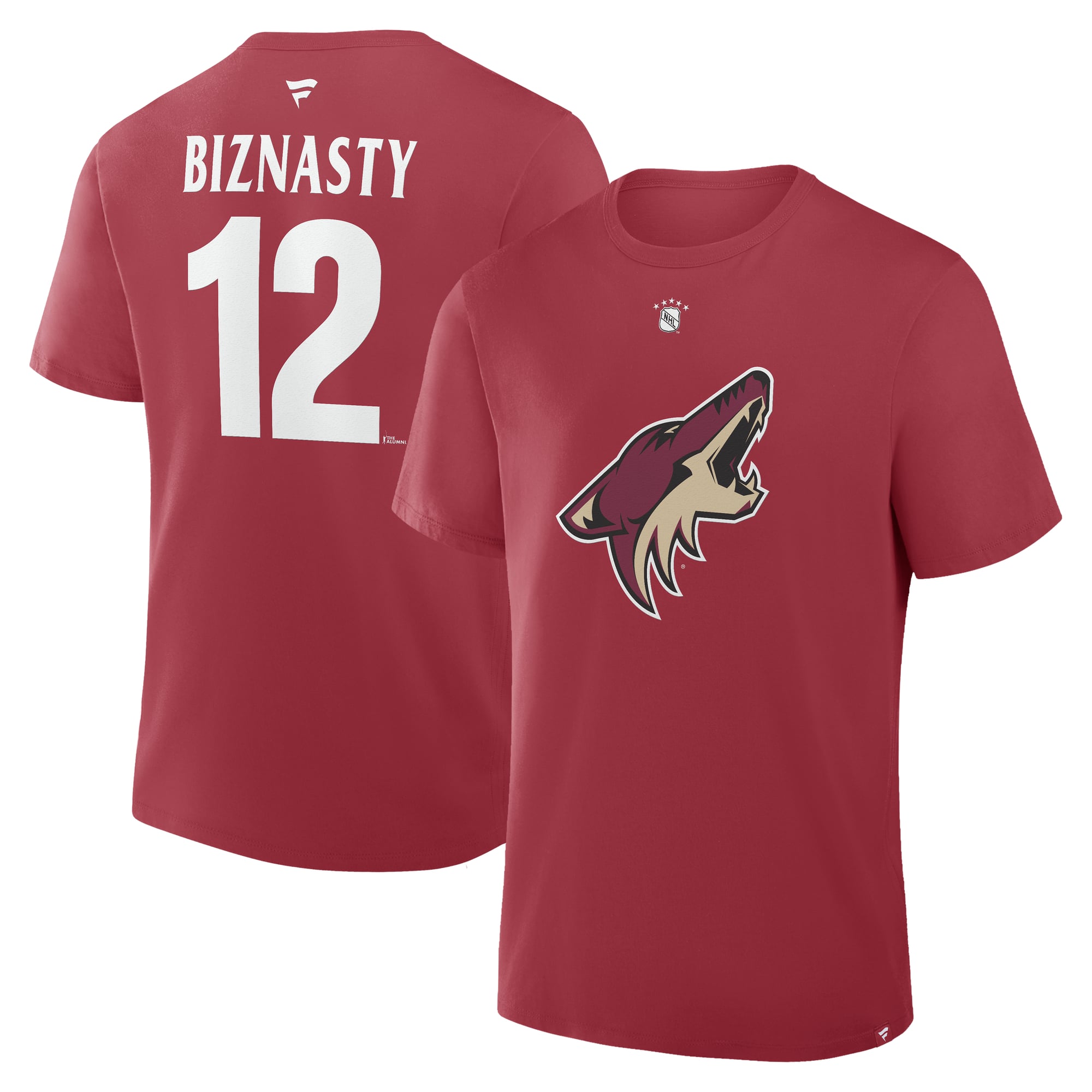 Men's Fanatics Paul Bissonnette Garnet Arizona Coyotes Retired Player Nickname T-Shirt
