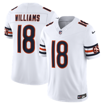 Men's Nike Caleb Williams White Chicago Bears Vapor F.U.S.E. Stitched Limited Jersey