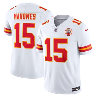 Men's Nike Patrick Mahomes White Kansas City Chiefs Vapor F.U.S.E. Stitched Limited Jersey