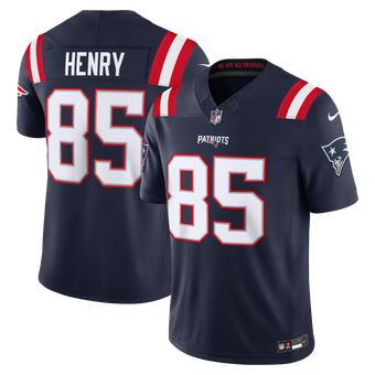 Men's Nike Hunter Henry Navy New England Patriots Team Vapor F.U.S.E. Stitched Limited Jersey
