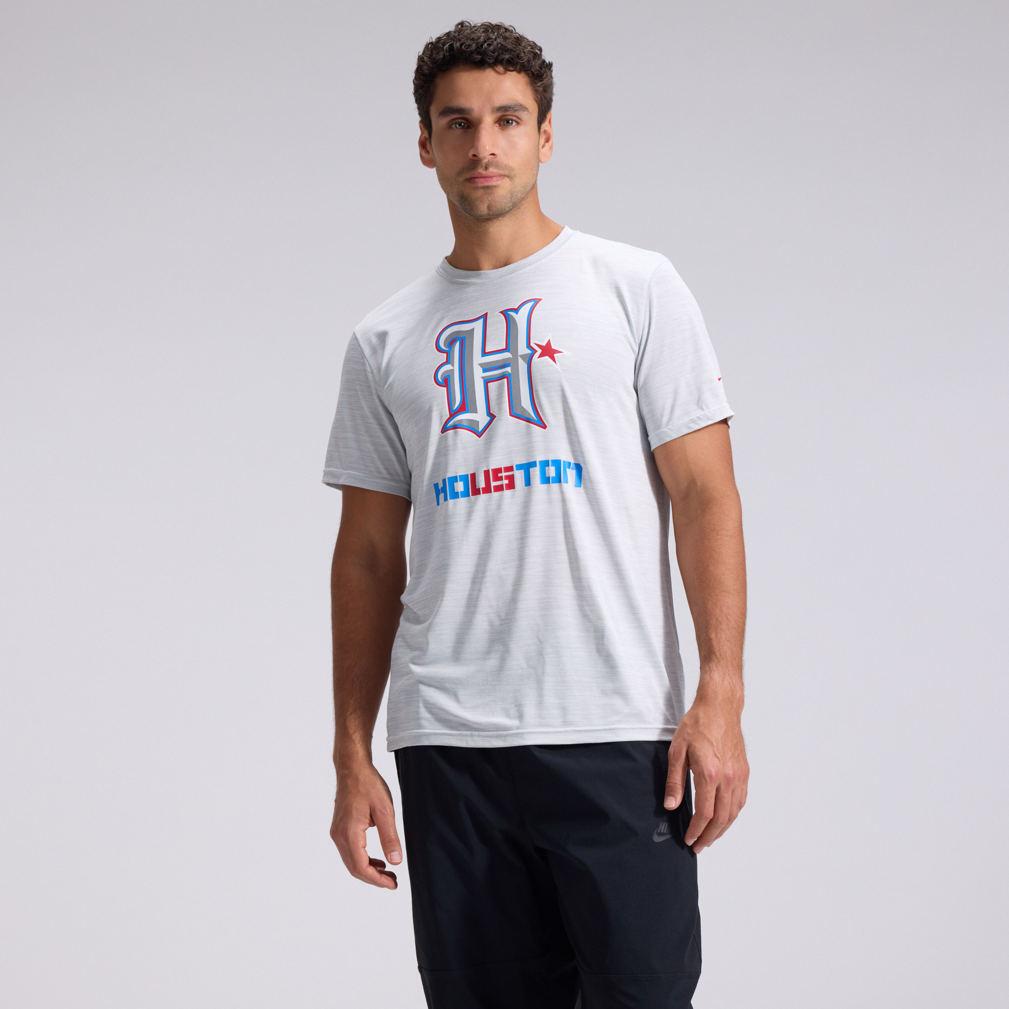 Men's Nike White Houston Texans 2026 Rivalries Collection Sideline Velocity T-Shirt