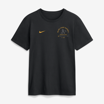 Men's Nike Black Athletics Split Logo T-Shirt