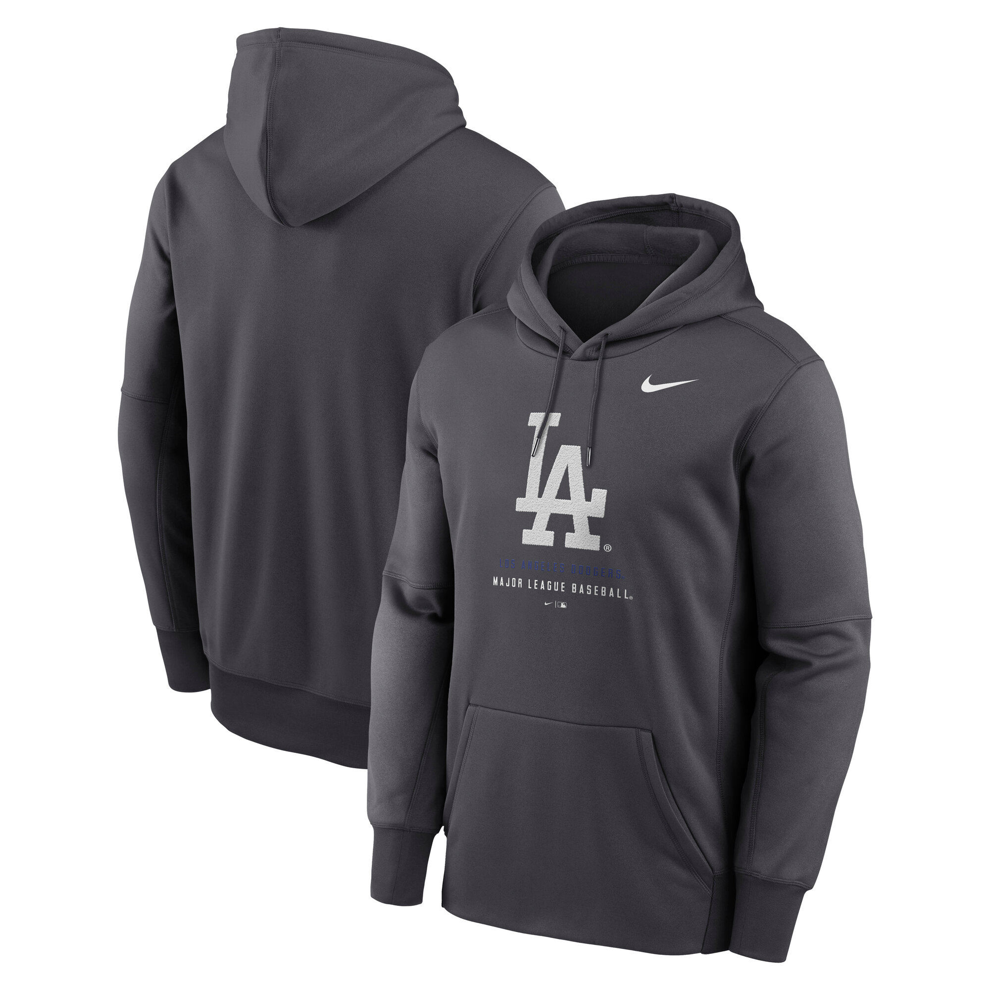 Men’s Nike Anthracite Los Angeles Dodgers Therma-FIT Hoodie Men’s Nike Anthracite Los Angeles Dodgers Therma-FIT Hoodie